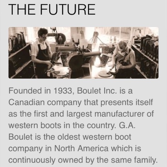 Boulet Cowboy boots (mens size 9) Made in Canda - Picture 15 of 16